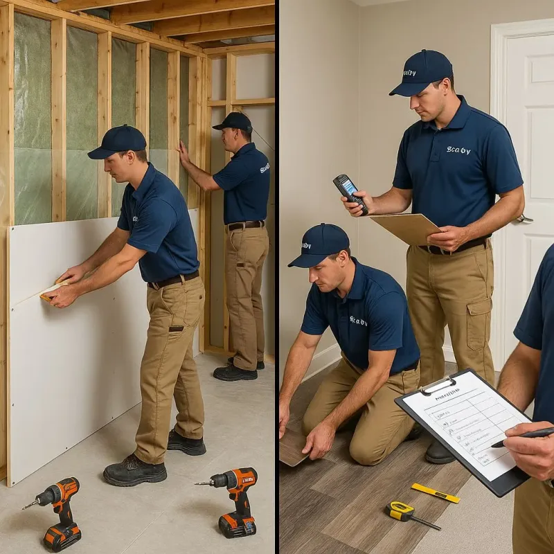 Repairs and Reconstruction process in Virden, IL